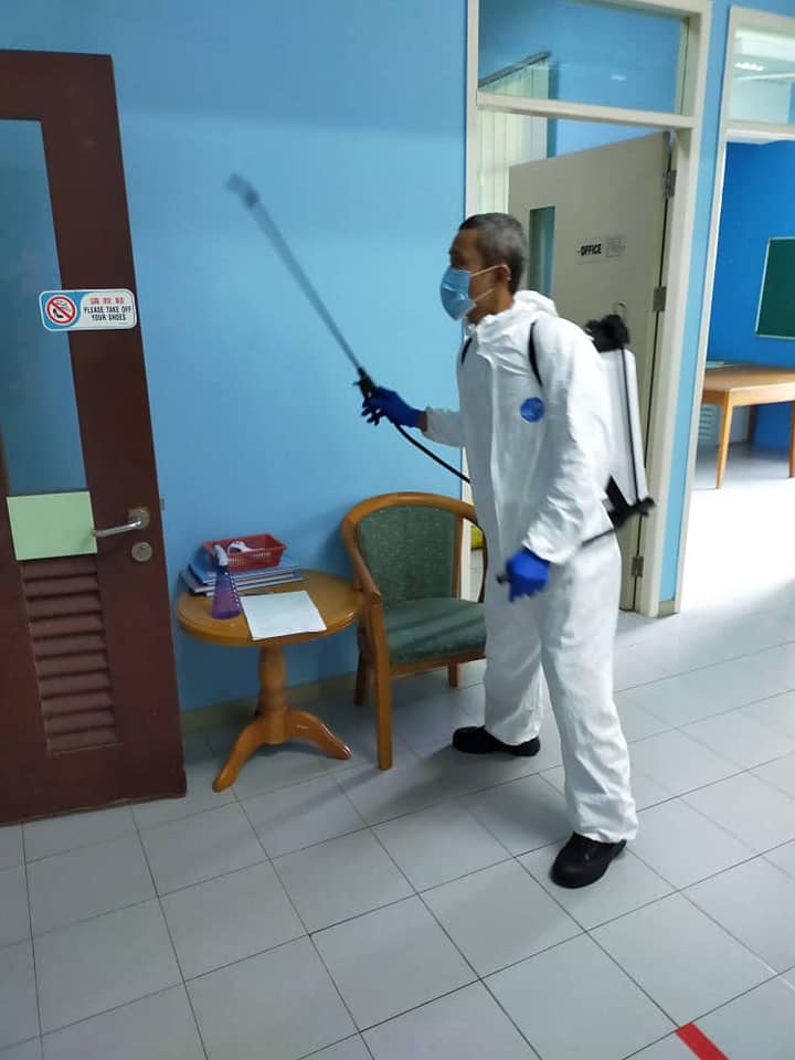 Disinfection by Bomba during MCO